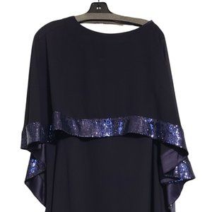 Blue mid drees